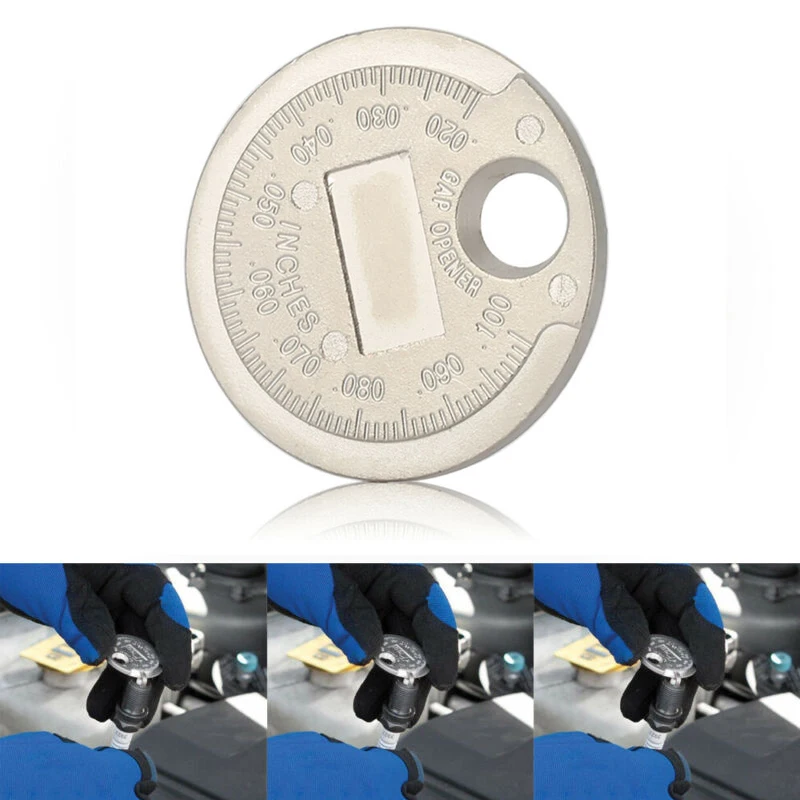 

new 0.02''-0.10''/0.60 - 2.4mm Spark Plug Clearance Tool Gauge Gap Gapper Feeler CL