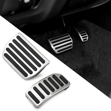 Pédale de pied en acier sans perceuse, pour Volvo S60 V60 XC60 S80 S 60 AT, frein à gaz automatique, accessoires de voiture