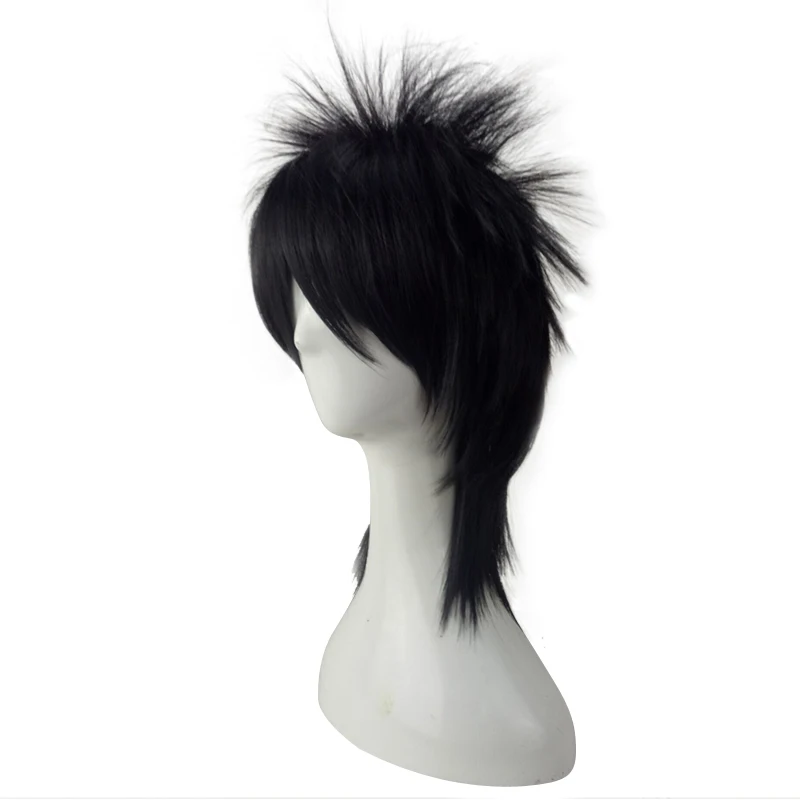 Crespo em Camadas Perucas de Fibra de Alta Hairjoy Masculino Peruca Cabelo Comprimento Médio Homem Cosplay Temperatura Sintética 7 Cores Disponíveis 12 wig cosplay