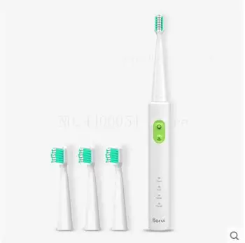 

New AZ-1 Sonic Electric Toothbrush Rechargeable USB Charge 4 Pcs Replaceable Heads Timer Teeth Tooth Brush Waterproof