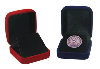 

100pcs/lot Jewelry Box Brooches/Badge/Commemorative Coins/Medal Storage Boxes Packaging Display Collective Holder Gift Boxes