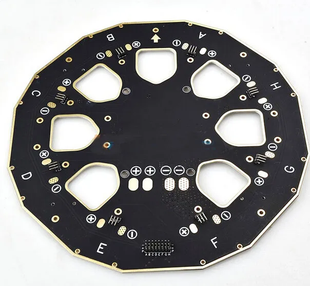  New 8 Axis Carbon Fiber Main Center Board w/ PCB Board w/ 25mm Support Tube Frame for DIY Foldable 