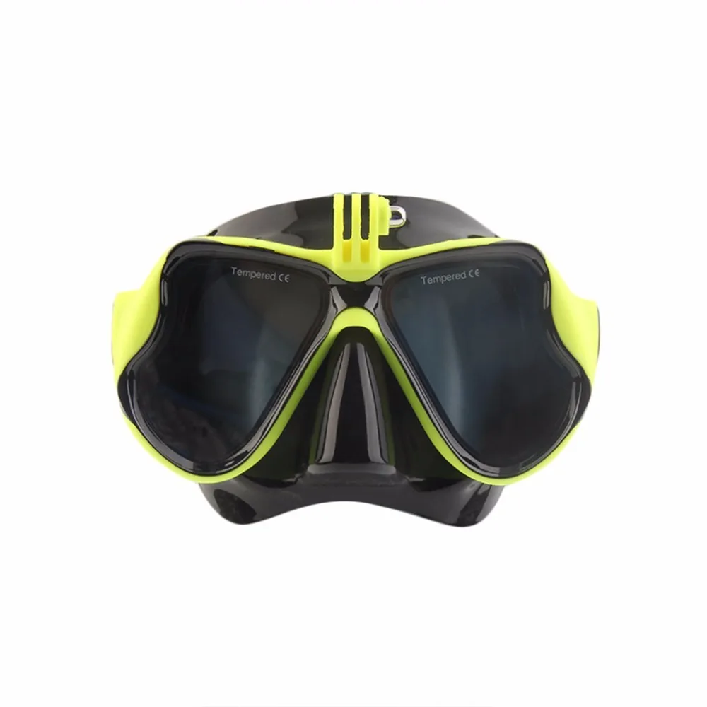 TSAI Professional подводная камера обычная маска для дайвинга подводная трубка плавательные очки подходит для стандартной спортивной камеры GoPro