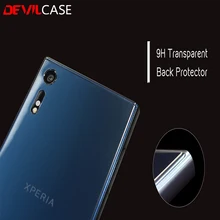 DEVILCASE 9H Transparent Back Protector For XPERIA XZ XC Anti-scratch Warrior Clear Shield Film 0.33mm Free Lens Protector Gift