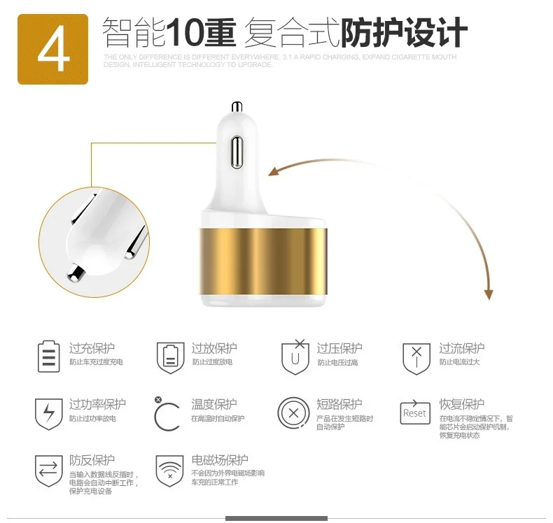 Car-Charger-Dual-Port-Usb-Car-Charger-cigarette-lighter-Retractable-USB-Cable-Portable-For-iphone-xiaomi-ipad-huawei-meizu-3-in-1-charging-3-1-A-fast-charging (9)