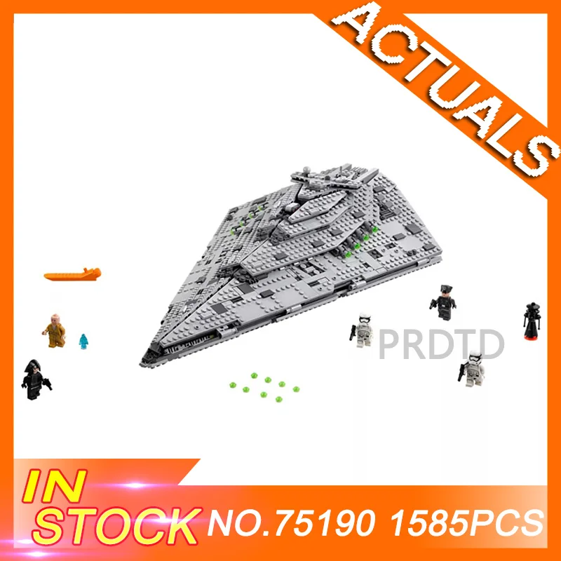 

Star Series The First order Star Destroyer Set Compatible 75190 LegoING Star Wars Building Blocks Bricks for kids StarWars Toys
