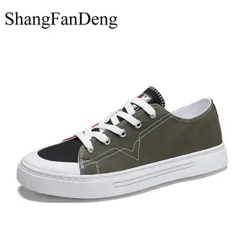 

Summer Men Casual Shoes Classic Breathable Canvas Men Shoes Low-Top Skateboarding Shoes Anti-Slippery Sneakers Sports Designer
