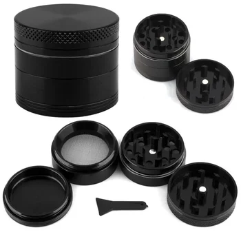 

Mini Zinc Alloy Tobacco Weed Herb Grinder Smoke Accessories Smoke Grinders Portable 4 Parts