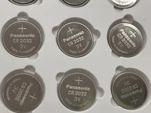 20pcs/lot Panasonic CR2032 Button Cell Batteries 3V Lithium Battery For Watch Car Calculator Coin Battery CR 2032