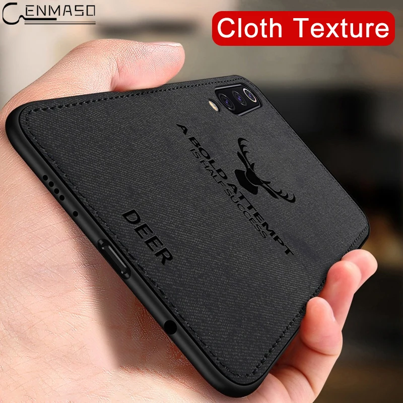 

for Xiaomi Mi CC9 CC9e Case Colth Texture Silicone Soft Edge Shockproof Cover for Xiaomi Mi A3 Lite Case Full Protective Funda