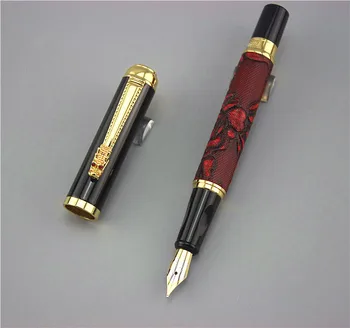 

DKW fountain pens and ink sac metal stainless steel pen school office Stationery writing materials business gift 038