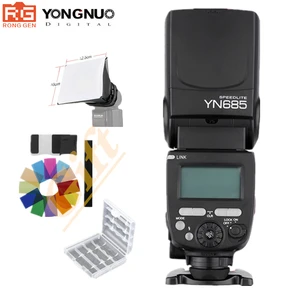 Image 1 - YONGNUO GN60 YN685 Wireless TTL Flash Speedlite HSS 1/8000 for Canon Nikon support YN560IV YN560 TX RF605 RF603 II YN685C YN685N