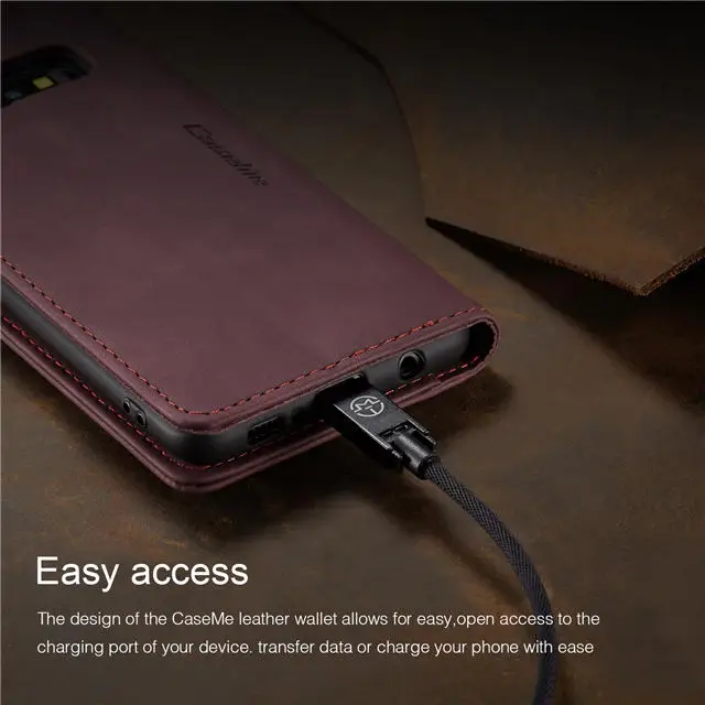 Для samsung Galaxy S10 5G S10E s10 s9 s8 plus S7 Edge роскошный Магнитный чехол-книжка s10 5g тонкий кожаный бумажник чехол с флип-стойкой