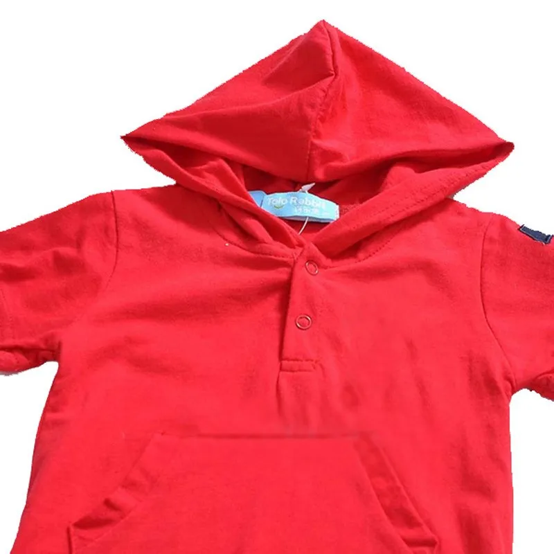 Baby romper Infant One-Piece short sleeve newborn hooded jumpsuit 2015 summer style brand baby girl boy clothing (8)