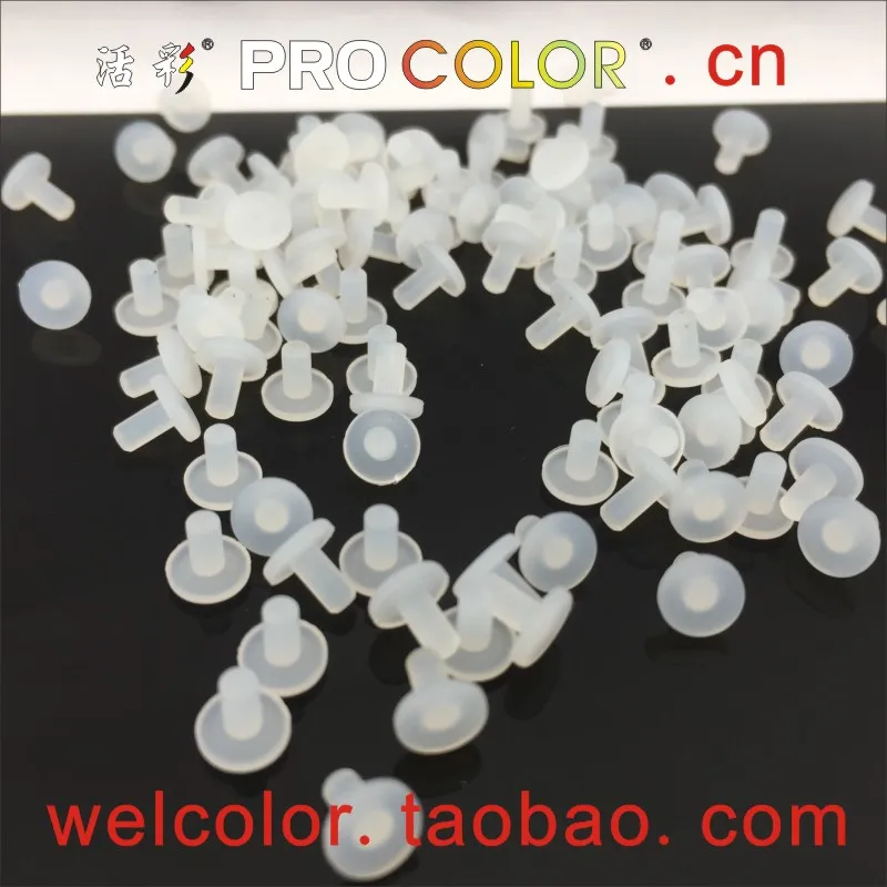 

1.0 1 mm 1mm 1.0mm 3/64" 3/64 mm transparent Silicone Rubber seal Stopper plug for Stainless Steel round Small capillarity Tube