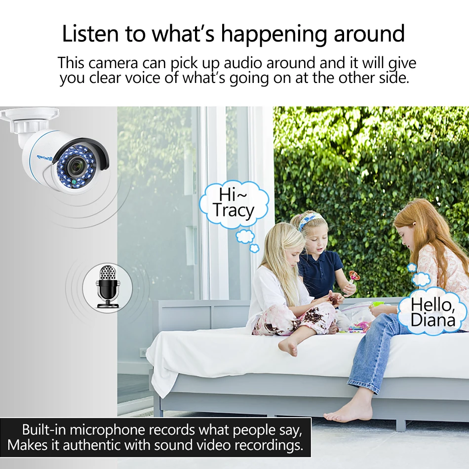  H.265 16CH 2MP 5MP POE NVR CCTV Security System 16PCS IR Outdoor 1080P Audio Record IP Camera P2P V - 32794482727