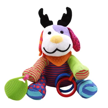 

Cartoon Baby Rattles Baby Bed Stroller Hanging Music Rattles Newborn Mobile Rabbit Teether Appease Plush Toy For Children Doll