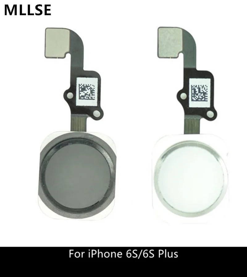 

Black White Gold Home Button with Flex Cable for iPhone 6s plus 4.7"/5.5" Home Flex Assembly Free shipping