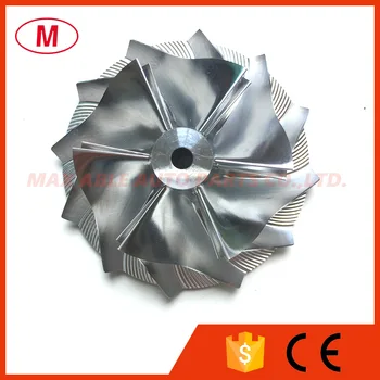 

TD04HL 18G 50.38/68.00mm 6+6 blades High Performance Turbo Billet Compressor wheel/Aluminum 2618/Milling compressor wheel