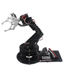 6 DOF CNC алюминиевый Роботизированный Рычаг/Arduino вторичное развитие/открытый источник робот манипулятор для DIY механическая рука