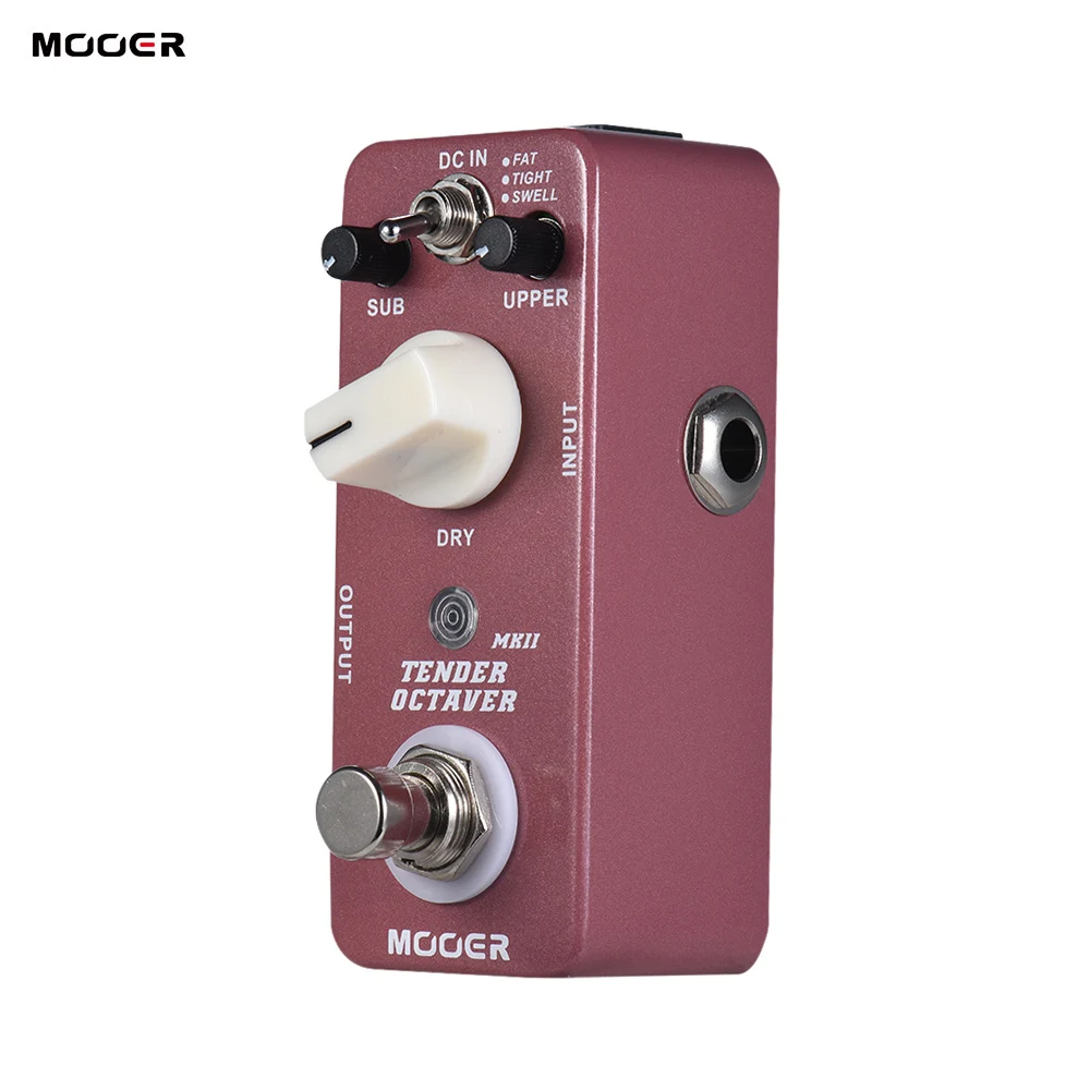 MOOER TENDER OCTAVE электрическая гитарная педаль MKII Octave с эффектами 3 режима True Bypass