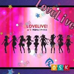 Pegatina аниме мультфильм автомобиль Стикеры Lovelive стены винила Стикеры s Наклейка Декор дома