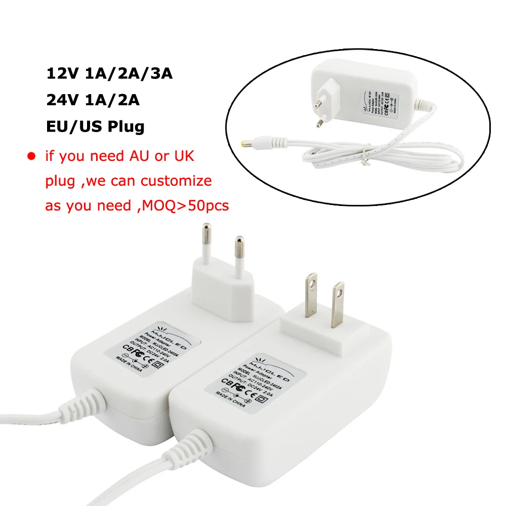 блок питания 12в 24 вольт трансформатор 220 в 2A 3A 12 Мощность адаптер В 1A AC DC
