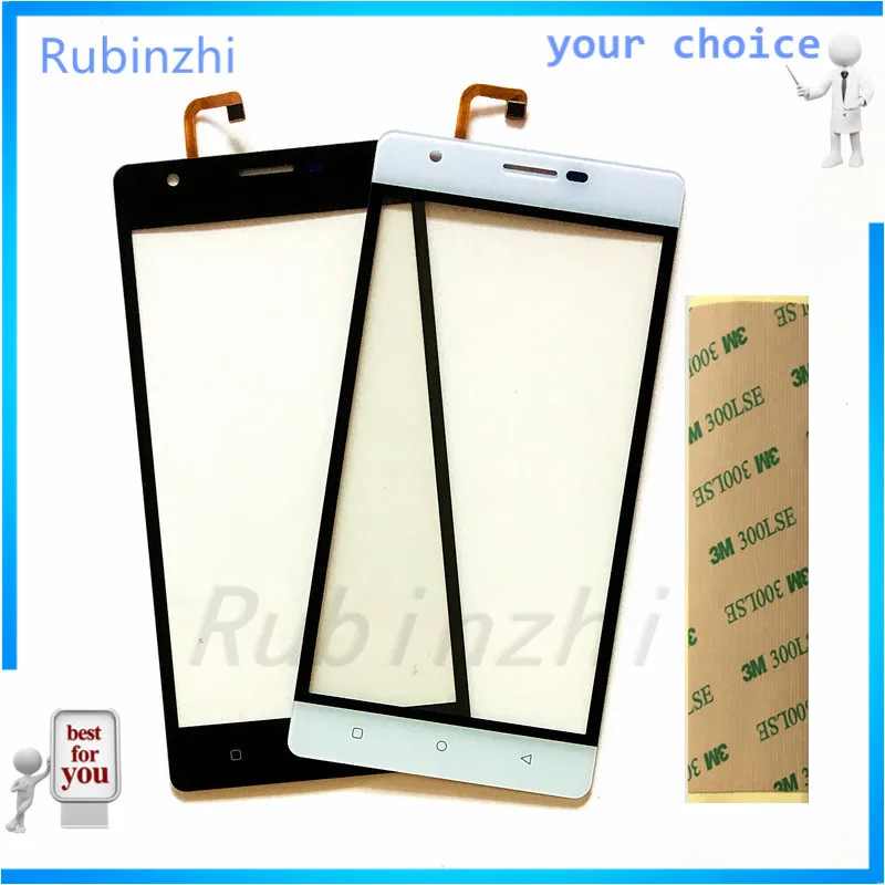 

RUBINZHI Phone Touchscreen Sensor For Oukitel C4 Touch Screen Panel Perfect Repair Parts Replacement Lens Touchpad+3M tape