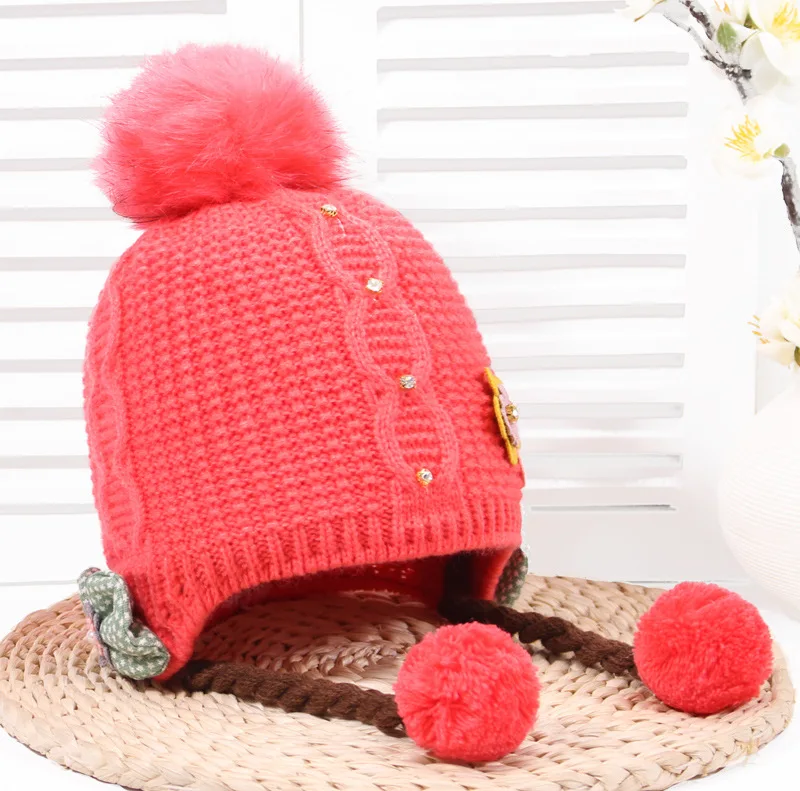 Sizes 1-5 Years Boys Girls Hats Kids Winter Hats Bonnet Enfant Hat For Children Baby Muts Skullies Beanies hat femal