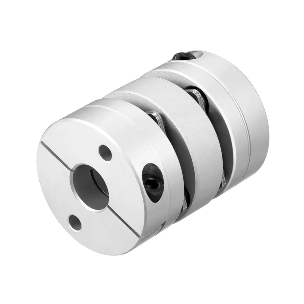 

UXCELL Hot Sale L49xD39 12mmx12mm Clamp Tight Motor Shaft Outer Dia. 39mm 2 Diaphragm Coupling Coupler for DIY Motor Vehicles