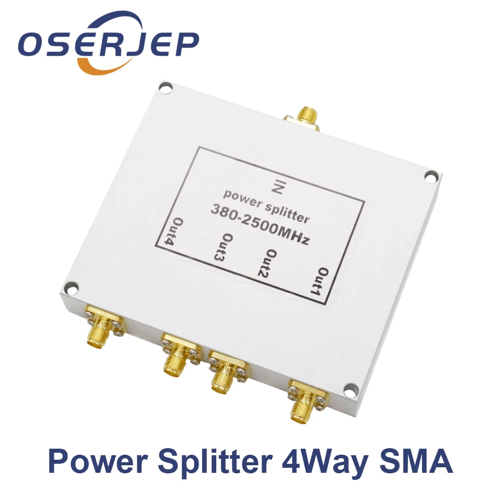 

low Pim 380mhz~2500mhz 2 3 4 Way Sma Power Splitter Sma Female Connector Power Divider Splitter Divider For Wifi Gps Booster