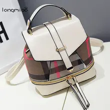Longmiao 2017 Новый Дизайнерский Бренд Школьные Сумки для Девочек Подростков Женского Небольшой Летний Рюкзак Женщин Дизайнер Mochila Colorida