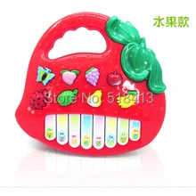 Детские развивающие игрушки для малышей, музыкальные игрушки с животными, Многофункциональный Электронный светильник, обучающий/светильник для пианино