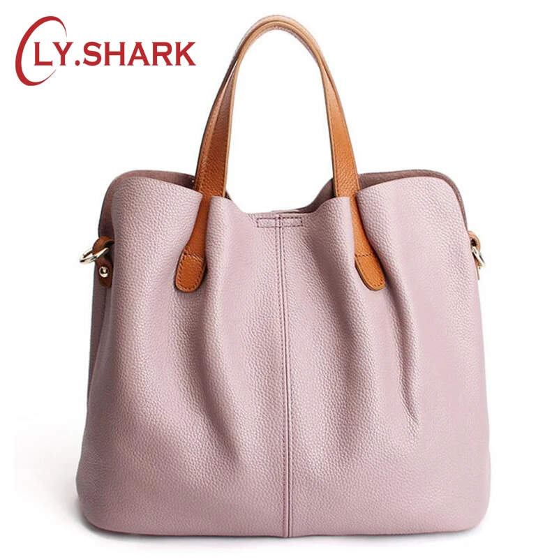 LY.SHARK Ladies Genuine Leather Bag Women Messenger Bags Handbags Women Famous Brand Crossbody Bags For Women Shoulder Bag Pink LY.SHARK Ladies Genuine Leather Bag Women Messenger Bags Handbags Women Famous Brand Crossbody Bags For Women Shoulder Bag Pink