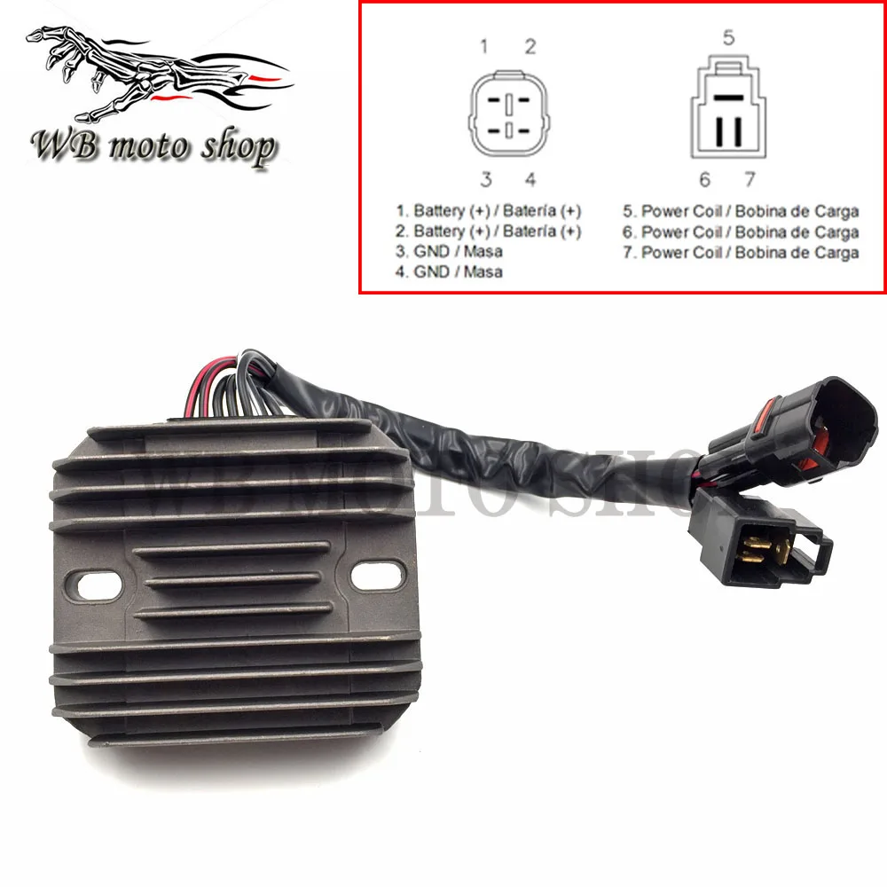 Rectificador regulador de voltaje, accesorio para Suzuki GSXR600 / 750