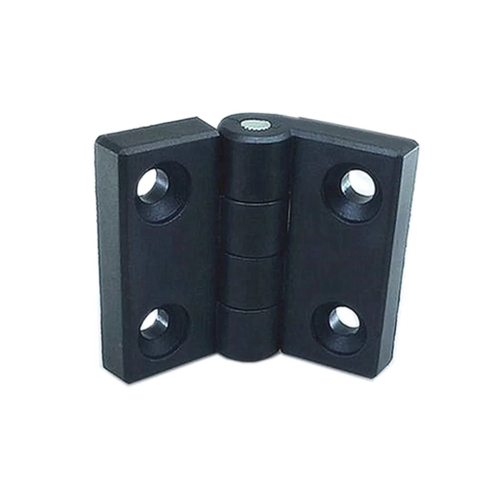 

1pc CNC 3D Printer Aluminum profile hinge Black Nylon hinge connections Accessories bracket fastener EU standard 30/40 series