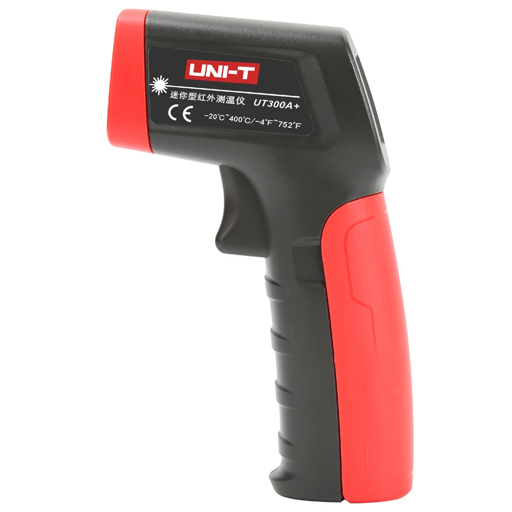 

UNI-T NEW UT300A+ D:S=10:1 -20~400C Degree Non-Contact LCD display IR Infrared Thermometer Temperature Gun with Laser Switch