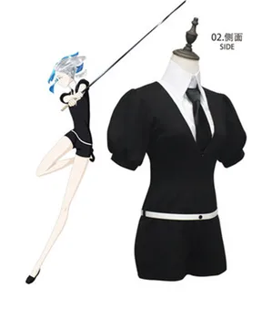 

Drop Shipping Hot Anime Houseki no Kuni Phosphophyllite Cinnabar Diamond Cosplay Costume+Gloves Socks+Wig For Halloween