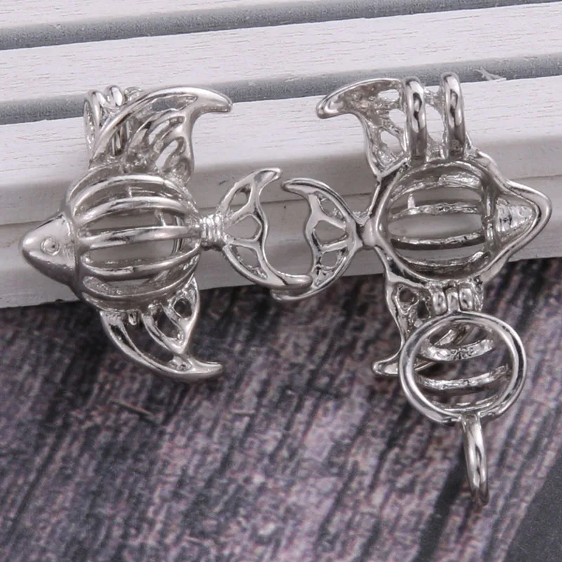 

4PCS/Lot Aromatherapy Locket Pearl cages Necklaces Diffuser Necklace Pendant Perfume Essential oil Aromatherapy Necklace