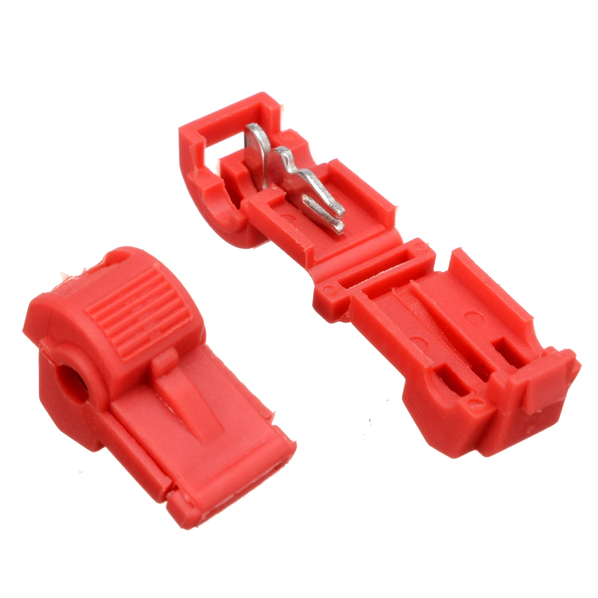 60Pcs Wire Connectors Terminals Connectors&Female Spade Kit Quick Splice Scotch Lock T Tap Wire Joint Crimp Cable Home Auto Tool