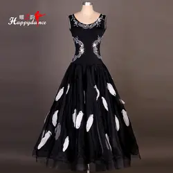 2019 Новый костюм распродажа бальных танцев юбки новейший дизайн женские современное Танго Вальс платье/стандартные конкурс платье M043