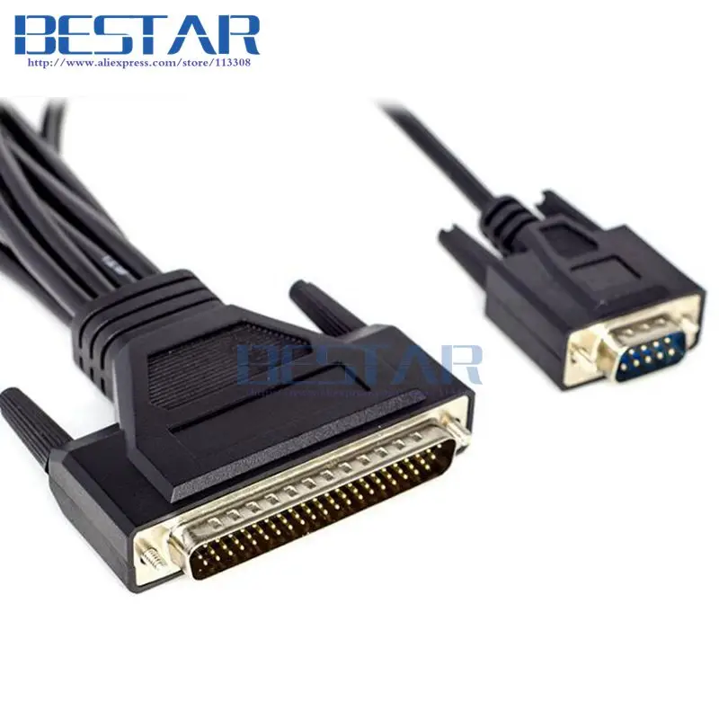 DB62 DB 62 Pin 62pin Male к 8 * DB9 HD 9PIN X male переходник последовательный порт Шнур кабель для scsi
