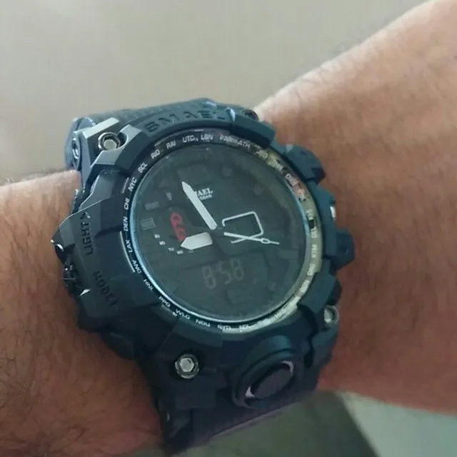 SMAEL marki Dual Display zegarki na rękę wojskowy alarm zegar kwarcowy męski prezent LED Digital Mens sportowy zegarek dla mężczyzn godziny Relogio tanie i dobre opinie Quartz Wristwatches 18mm Complete Calendar Shock Resistant Stop Watch LED display Auto Date Water Resistant Chronograph Back Light Multiple Time Zone Swim Alarm SMAEL marki Dual Display zegarki na rękę wojskowy alarm zegar kwarcowy męski prezent LED Digital Mens sportowy zegarek dla mężczyzn godziny Relogio tanie i dobre opinie Quartz Wristwatches 18mm Complete Calendar Shock Resistant Stop Watch LED display Auto Date Water Resistant Chronograph Back Light Multiple Time Zone Swim Alarm