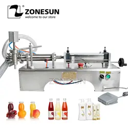 ZONESUN 1000-5000 мл пневматический непрерывный e-liquid вода молочное масло пиво, сок духи напитки большая бутылочка машина для наполнения