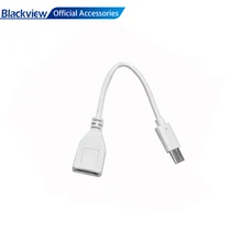 Кабель Blackview OTG BV6800Pro адаптер кабель type C Jack белый кабель