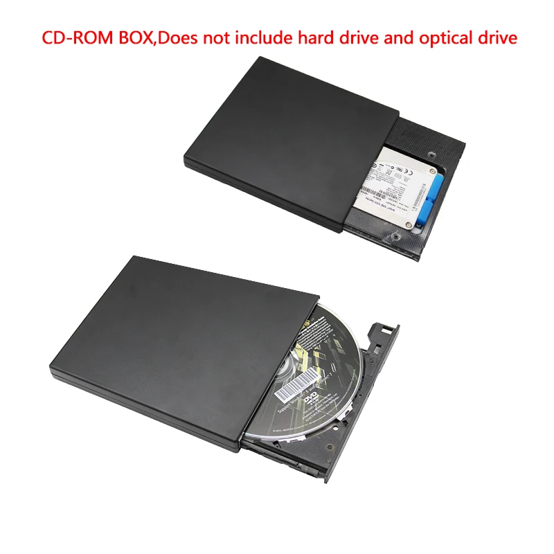 12 7 мм USB 2 0 SATA внешний диск DVD CD Rom чехол для ноутбука портативный жесткий HDD