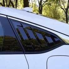 Глянцевая черная задняя четверть панель окна боковые жалюзи декор для Honda Accord