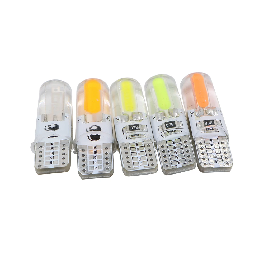YSY 50X Новые Автомобильные светодиодные лампы T10 W5W 194 501 COB Светодиодные габаритные