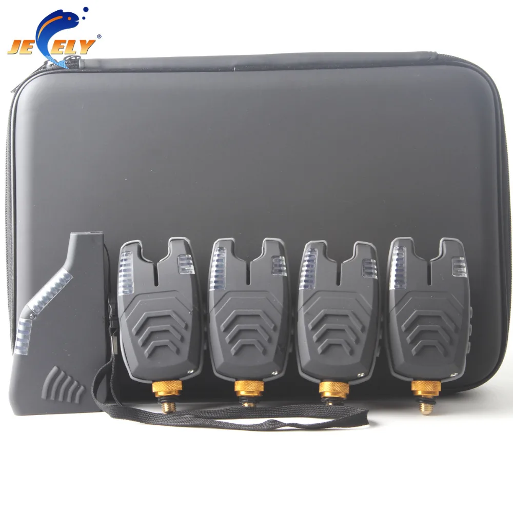 Jeely JY-57 Fishing bite alarm wireless fishing bite alarm set 8 LED for carp fishing bite alarm set (4alarm+1receiver) Jeely JY-57 Fishing bite alarm wireless fishing bite alarm set 8 LED for carp fishing bite alarm set (4alarm+1receiver)