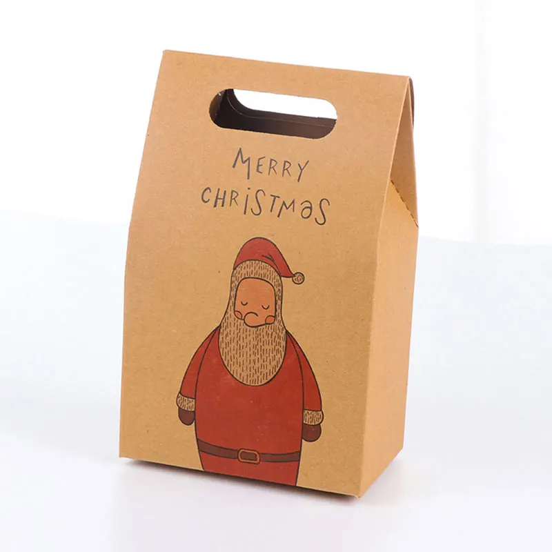 12pcs-Santa-Claus-Kraft-Paper-Candy-Box-Christmas-Gift-Packaging-Handbag-Bakery-Cookies-Biscuits-Package-Bags